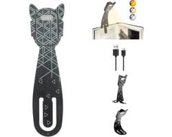 Dimbare LED Boekenlamp met Klem - Draadloze en Oplaadbare Leestlamp voor Bed