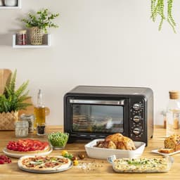DnA® Heteluchtoven - Airfryer Oven - Airfryer - Oven - Zwart - 32cm x 47cm x 28cm — thumbnail 4