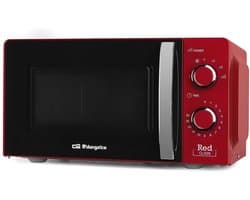 Magnetron 20L Capaciteit met 6 Niveaus, Timer en Ontdooi Programma - 700W, Rood