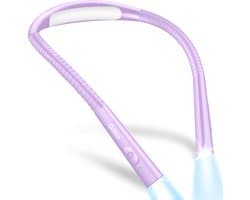 Oplaadbare Boeklamp met Buigbare Armen - 5 Helderheidsniveaus en Ergonomisch Ontwerp