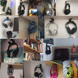 Headphone Hanger Sticker voor Bureau of Muurbevestiging — thumbnail 3
