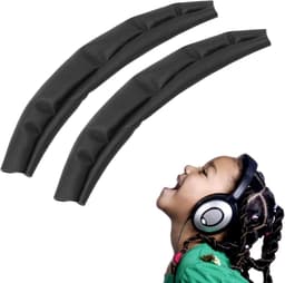 Hoofdbandhoes voor Draadloze Hoofdtelefoon - Beschermhoes van Eiwitleer - Zwart - Comfortabel & Duurzaam — thumbnail 3