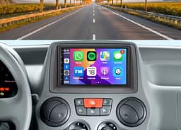 Autoradio 4/64 met wireless Carplay en Android auto | Geschikt voor Fiat Panda 2003-2012 | Radio scherm met Navigatie | 2003 2004 2005 2006 2007 2008 2009 2010 2011 2012 | 169 | Met screencleaner — thumbnail 1