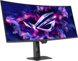 ASUS ROG Strix XG34WCDMTG - UWQHD Curved QD-OLED Gaming Monitor - Google TV - USB C 90W - 240hz - 0.03ms - Speakers - 34 inch — thumbnail 5