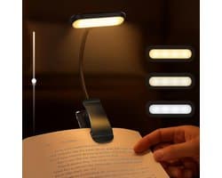 Traploos verstelbare LED leeslamp met klem en 3 kleurtemperaturen