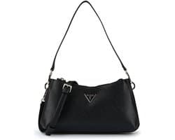 GUESS schoudertas Noelle II 3 Comp Shoulder Xbody Black zwart