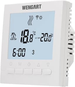 Slimme WiFi Thermostaat met Weekprogramma en Spraakbesturing voor Vloerverwarming — thumbnail 1