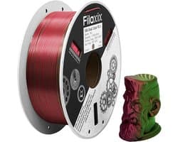 Zijdeachtig Dual Kleur PLA Filament 1.75mm voor 3D Printers