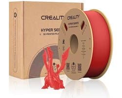 PLA Filament Hyper Series voor 3D Printers - 1.75mm, 1kg Spoel, Supersnelle Print Snelheid 30-600mm/s - Rood