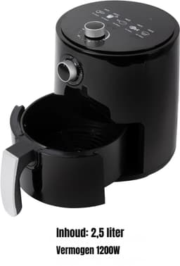 AMA® Mini Airfryer - Kleine Friteuse - Frituese - met Tefloncoating - 2.5L — thumbnail 4