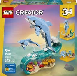 Lego Creator 3in1 31385 Zeedieren: Dolfijnen Bouwstenen — thumbnail 1