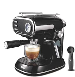 Dsp Espressomachine – 15 Bar Pompdruk – 850w – Espresso Cappuccino & Latte – 1l Afneembaar Waterreservoir – Stijlvol Retro Design — thumbnail 1