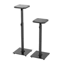 Speaker standaard - set van 2 - verstelbaar 72-95 cm - zwart — thumbnail 1