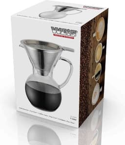 Pour Over Koffiemaker Met Filter, 1 liter – Weis — thumbnail 2