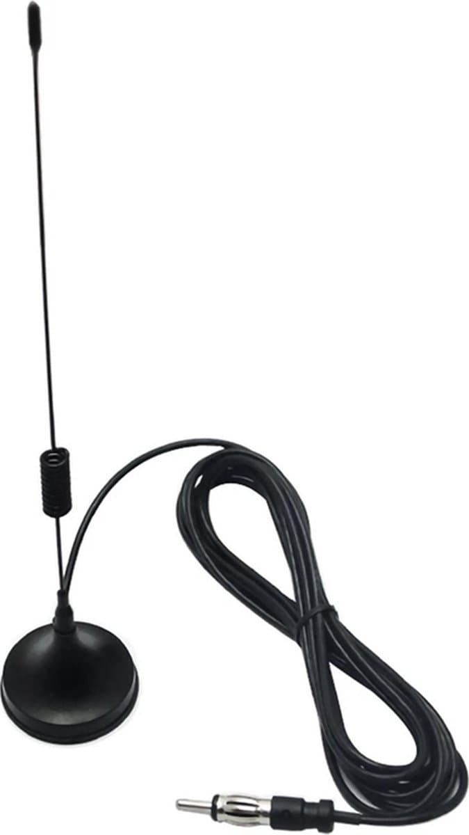 Universele Auto Antenne - FM/AM Antenne - Magnetische Voet - 88~108MHz - 3 meter — afbeelding 1