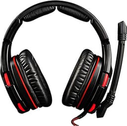 Modecom VOLCANO GHOST Headset Bedraad Hoofdband Gamen Zwart, Rood — thumbnail 1