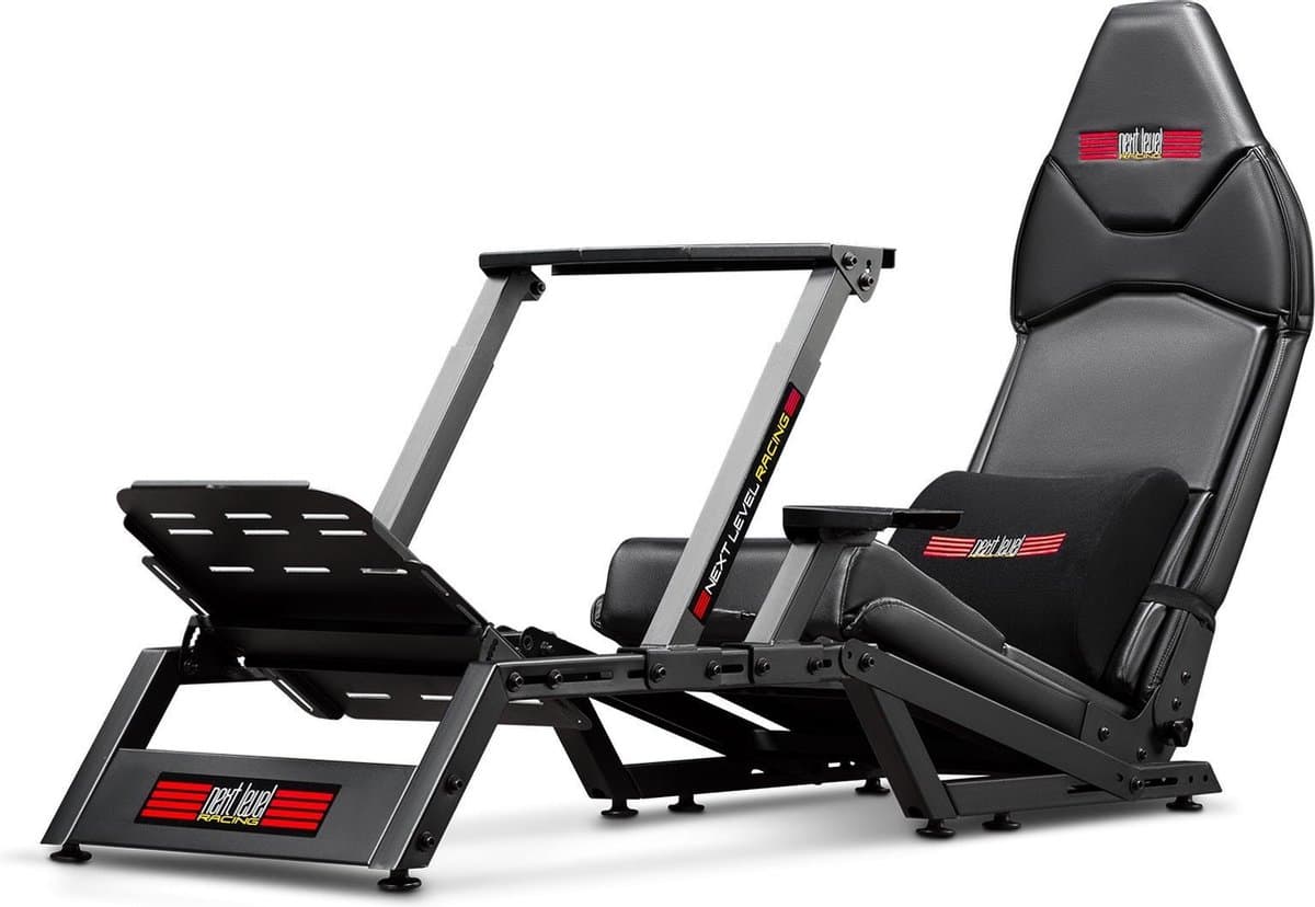Next Level Racing F-GT Simulator - Racestoel Cockpit - Compatibel met Logitech/Thrustmaster/Fanatec — afbeelding 1