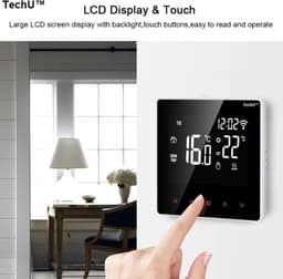 Slimme Thermostaat S2 Wit – Alleen voor Gas Boiler – Bediening via App & Wifi — thumbnail 5