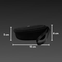 balboaz Hard Cover Opberg Case Voor Bone Conduction Headphone | Geschikt voor Shokz OpenRun Pro Open Ear | Hardcover Opberghoes | Beschermhoes | Tas | Hoesje | Opbergtas | Zwart — thumbnail 4