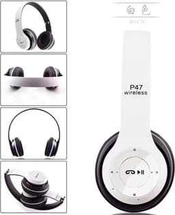 Hoofdtelefoon met microfoon en bluetooth vs 5.0 WIT — thumbnail 5