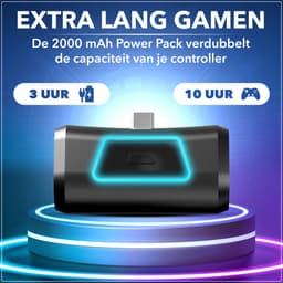 Powerbank geschikt voor Playstation 5 (PS5) DualSense controller - 1900 mAh Accu – Krachtige Oplaadbare Batterij Geschikt Voor PS 5 controller- Accu Oplaadbaar Met USB-C - Oplaadkabel Inbegrepen – Play & Charge - Accu — thumbnail 4