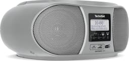 TechniSat DIGITRADIO 1990 - Stereo-boombox met DAB+/FM-radio en CD-speler (Bluetooth-audiostreaming, hoofdtelefoonaansluiting, USB, AUX in, oplaadfunctie, klok, 2 x 1,5 watt uitgangsvermogen) — thumbnail 5