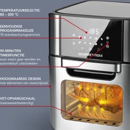 Gourmetmaxx - Heteluchtfriteuse - 12L — thumbnail 5