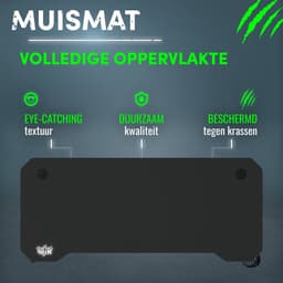 For The Win Game Bureau - 140 cm - Gaming Bureau - Hoogte Verstelbaar - Gaming Desk - Incl. Muismat - Computertafel - Gaming Tafel - Computer Bureau - Game Desk - Gaming Bureaus — thumbnail 7