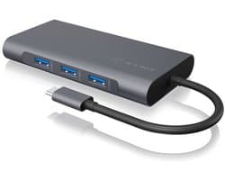 ICY BOX IB-DK4040-CPD USB-C 10-in-1 PD 100W DockingStation