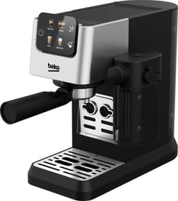 Koffiemachine capsules Beko CEP5304X zilver 15 bar 1,1 L roestvrij staal LCD melkopschuimer hoge druk — thumbnail 1