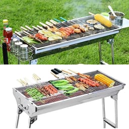 Herzberg Adventure Grill: Draagbare BBQ met Luxe Opbergtas - Barbecue — thumbnail 1