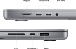 Apple Macbook Pro (2023) MNW93N/A - 16 inch - Apple M2 Pro - 1 TB - Spacegrijs — thumbnail 3