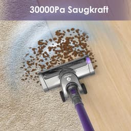 350W-30000Pa draadloze stofzuiger met borstelloze motor - 55 minuten autonomie - 6-in-1 draagbare stofzuiger voor thuis, vloeren, tapijten en huisdieren — thumbnail 4