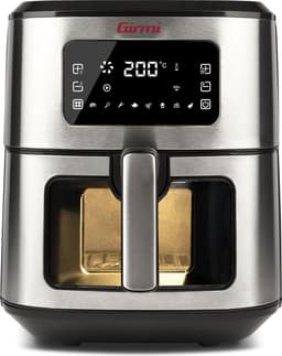 Girmi FG8800 friteuse Enkel 6,5 l Vrijstaand 1700 W Heteluchtfriteuse Zwart, Roestvrijstaal — thumbnail 3