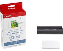 Canon KC-18IS - Instant fotopapier - Inkt/papierset - Voor SELPHY CP-printers - Origineel - vierkant formaat - 18 sheets