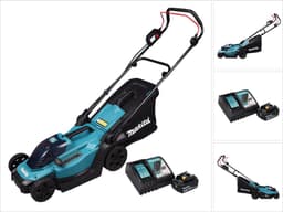 Makita DLM330RT LXT 18 V Accu Grasmaaier | 33 cm | incl. 5.0 Ah accu + snellader | In doos — thumbnail 1