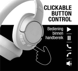 Fresh 'n Rebel Clam Core - Draadloze Bluetooth Koptelefoon - Over-Ear - 45 uur Speelduur - Ice Grey — thumbnail 2