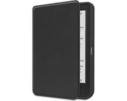 Hoes Geschikt voor Kobo Clara BW Hoesje Bookcase Cover Book Case Hoes Sleepcover - Zwart