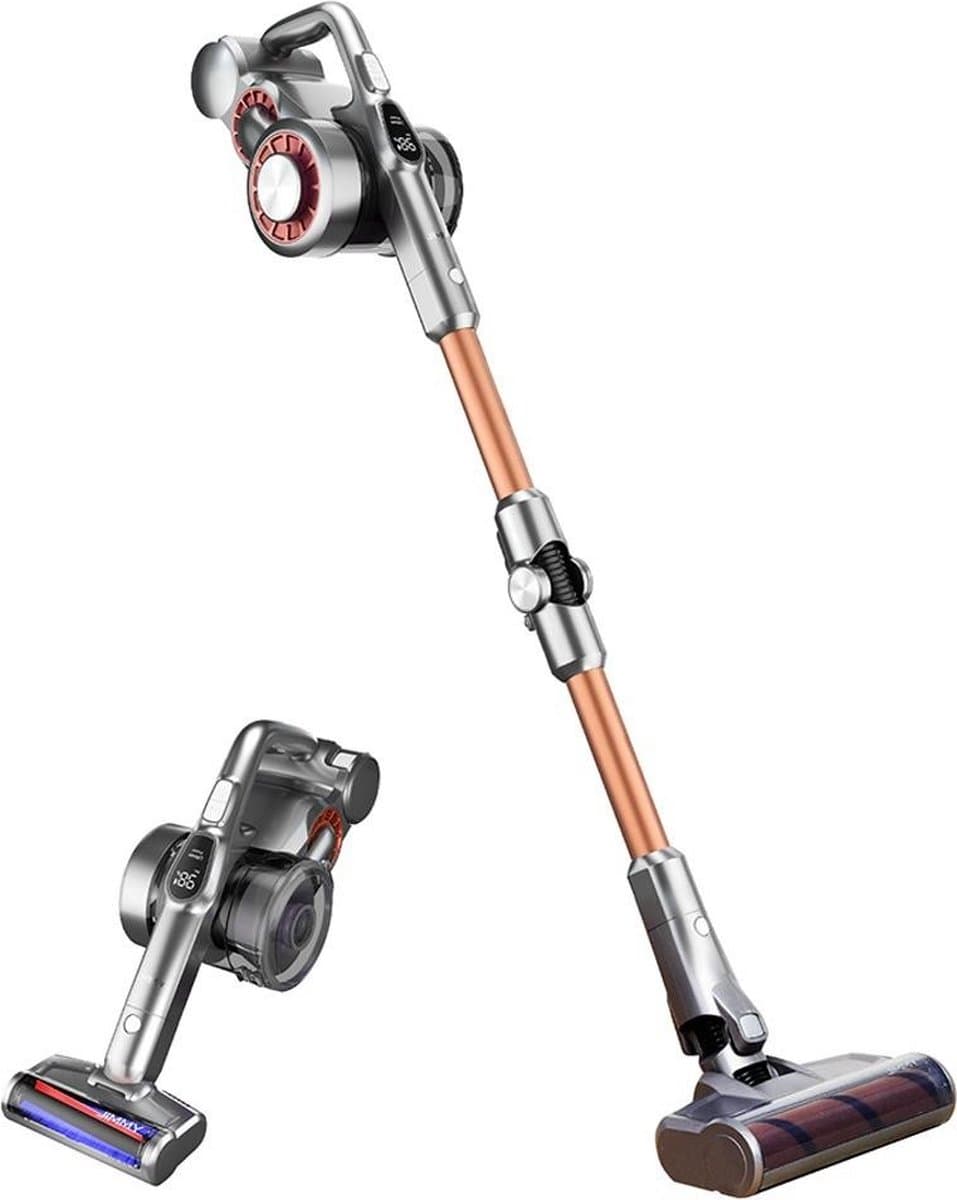 JIMMY H9 Pro 2-in-1-steelstofzuiger Batterij/Accu Droog HEPA Zakloos 600 W Goud, Grijs — afbeelding 1
