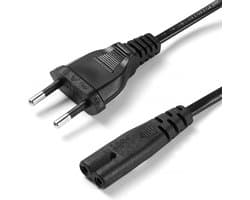 YONO Voedingskabel geschikt voor JBL Partybox 100/110/200/300/310/710/1000 - Netsnoer 1.80 M - Zwart