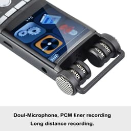 DrPhone MIC3 - Professionele Digitale Spraak gestuurde Audiorecorder met OLED scherm - Auto Opname - 32GB Opslag - Opname 1536Kbps DSP Ruisonderdrukking — thumbnail 3