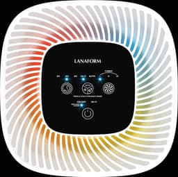 Lanaform - AV-99C - Luchtreiniger WiFi HEPA H13 - Verwijdert 99,95% Van Deeltjes, Pollen, Dierenharen - Koolstoffilter, UV Licht - PM2.5 Sensor - Stille Nachtmodus - CADR 145 M³/h, Voor 25 M² — thumbnail 2