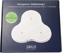 Sirius Decopower Multicharger - USB laadstation voor Sirius heroplaadbare LED kaarsen - 22 x 23 x 1 cm — thumbnail 2