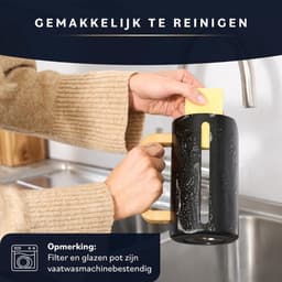 CLVP® French Press Koffiemaker - Koffiepers - Verse Koffie Maker — thumbnail 4