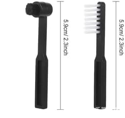 3 Delige Platenreinigingsborstel - Platenborstel + Naaldborstel – Schoonmaakset voor vinylplaten – Vinylplatenborstel - Soft Brush Record Brush - LOUZIR — thumbnail 3