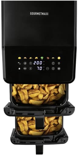GourmetMaxx 19129 Airfryer 10 l Anti-aanbaklaag, BPA-vrij, CoolTouch-behuizing, Digitale timer, Grillfunctie, Hetelucht — thumbnail 2