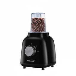 Sokany, Multifunctionele Blender Mixer 2-in-1 500W 1.6L met Maalmolen, Zwart — thumbnail 3