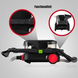 Zyrex® Tapijtreiniger machine - Tapijtreiniger - Tapijtreiniger apparaat - zwart/rood - ‎52cm x 28cm x 29cm — thumbnail 5