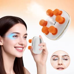 Elektrische nano-stoom oogmassager, geschikt voor droge ogen, draagbare oogstoomspray, oogmassager met 3 vibratiestanden, hydraterende oogverzorging, mini-stoomapparaat voor rustgevende oogverzorging. — thumbnail 1