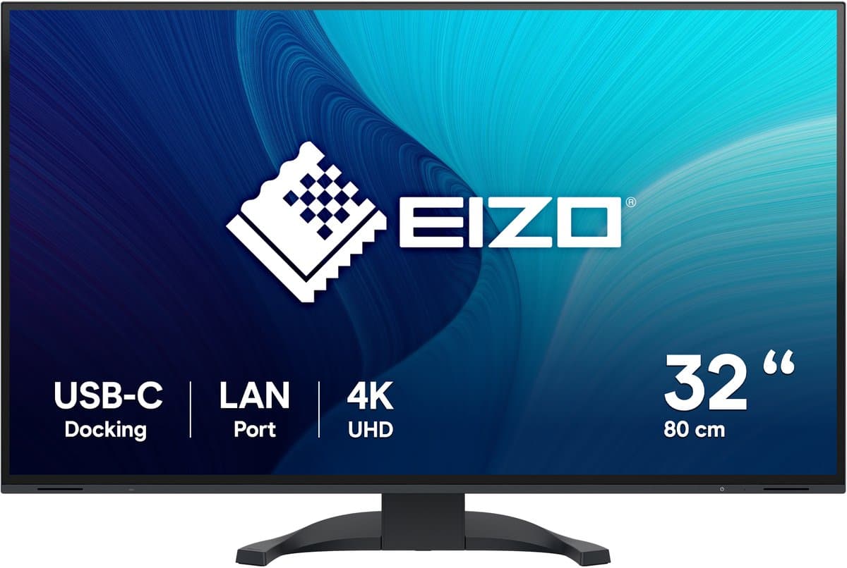 EIZO FlexScan EV3240X-BK LED display 80 cm (31.5") 3840 x 2160 Pixels 4K Ultra HD Zwart — afbeelding 1
